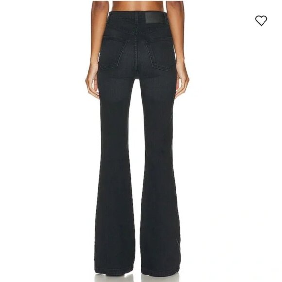 NEW GRLFRND Rayssa High Rise Super Flare Jeans Size 31 - Picture 3 of 13